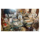 Vintage cups, and saucers, figurines