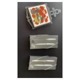 Pen and letter opener sets, vintage Metal and