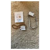 Monet, jewelry, including necklace, bracelet, and