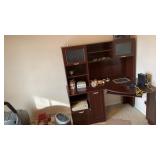 Cherrie finished office desk 59 1/2ï¿½ x 39ï¿½ x 63ï¿½.