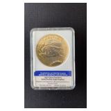 Platinum accent eagle replica archival