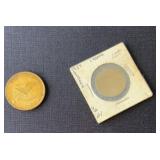 Miscellaneous coins. Includes one dollar