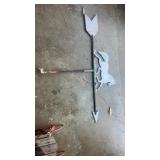 Ironhorse Weathervane, 48 inches wide. The horse