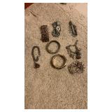 Lot od bracelets, all not marked including one