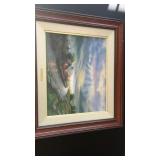 Emerald Isle Cottage by Thomas Kinkade framed.