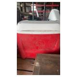 Red igloo cooler