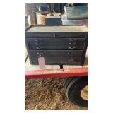 Machinist chest, including files, air tools,