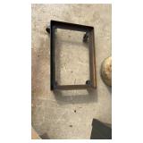 Heavy duty rolling cart approximately 2 feet wide