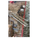 Trailer handle assortment of large washers, heavy