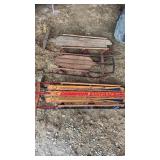 Three vintage sleds