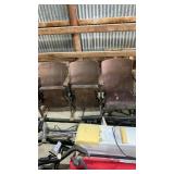 Antique theater chairs