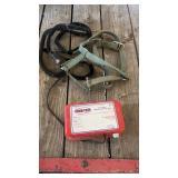 Electric fencer lead rope and halter