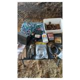 Bungee cords wheel block, new gloves, protective