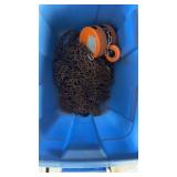 Large assortment of chains approximately 7 feet