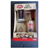 Soft grip four piece griddle set