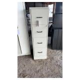 Metal locking filing cabinet