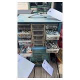 Organizer, including nuts, bolts washers, locking