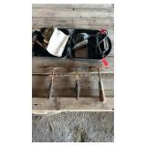 Three welding hammers and craftsman mouse