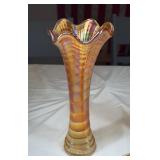 Imperial glass company ï¿½rippleï¿½ pattern vase,