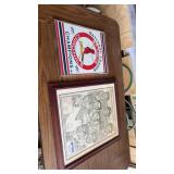 2 framed cardinal collectibles