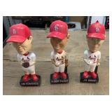 (3) St Louis Cardinals bobble heads including: