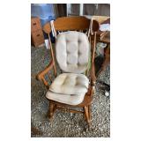 Oak rocking chair