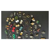 Large lot of earrings, some new, mostly pierced
