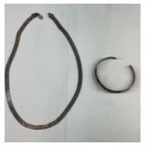 Necklace and bracelet 925 Silver