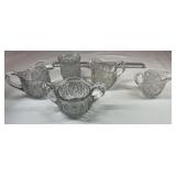 Vintage toy glass ï¿½Thumbleinaï¿½ creamer and