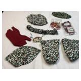 Longaberger Christmas basket liners, garter &