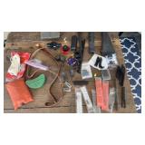 Large lot of rifle/gun parts, gun ammo