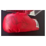 Everlast boxing glove in case signed by Joe