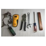 Assortment of tools, including screwdrivers,