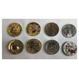 Franklin Mint' the art treasures of Greece' coins.