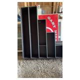 Shelf unit, 56 inches overall width, 12 inches