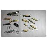 (14) small and assorted pocket knives