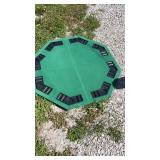Folding 48 inch poker top includes carrying case