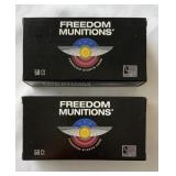 Freedom Munitions 50 count 380 auto 100gr RNFP new