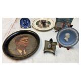 (6) John F Kennedy Commemorative Plates and