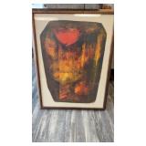Lebadang nature prays without words, mixed media