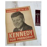 Rare Kennedy / Johnson 8 page Political Paper &