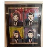 (2) John F Kennedy Prints, Framed