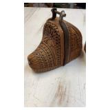 (2) Vintage 19th century Chilean Hauso Stirrups