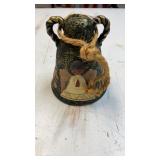 Vintage handmade clay bell. Fine quality Lego