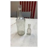 Vintage Owens Illinois Bottle and Vintage Yacht