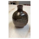 Vintage studio art pottery vase and rustic