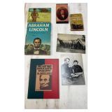 Abraham Lincoln Books, VHS, and Jumbo Post Cards