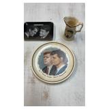 John and Bob Kennedy Commemorative Plate, small