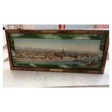 Framed panoramic print of Ricardo di Torino