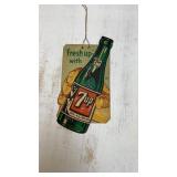 Vintage 7-Up advertising card